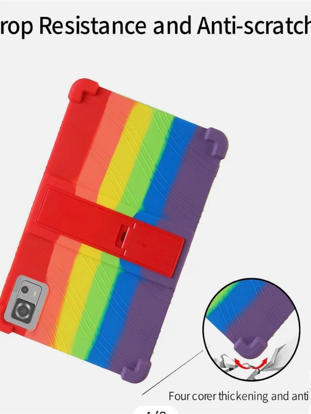 Rainbow colored Android Tablet Soft Cover- 11.97